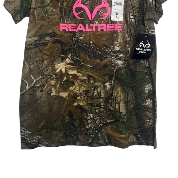 Realtree Xtra Camouflage Tshirt Womens Large Green New Outdoor Hunting - Picture 4 of 9